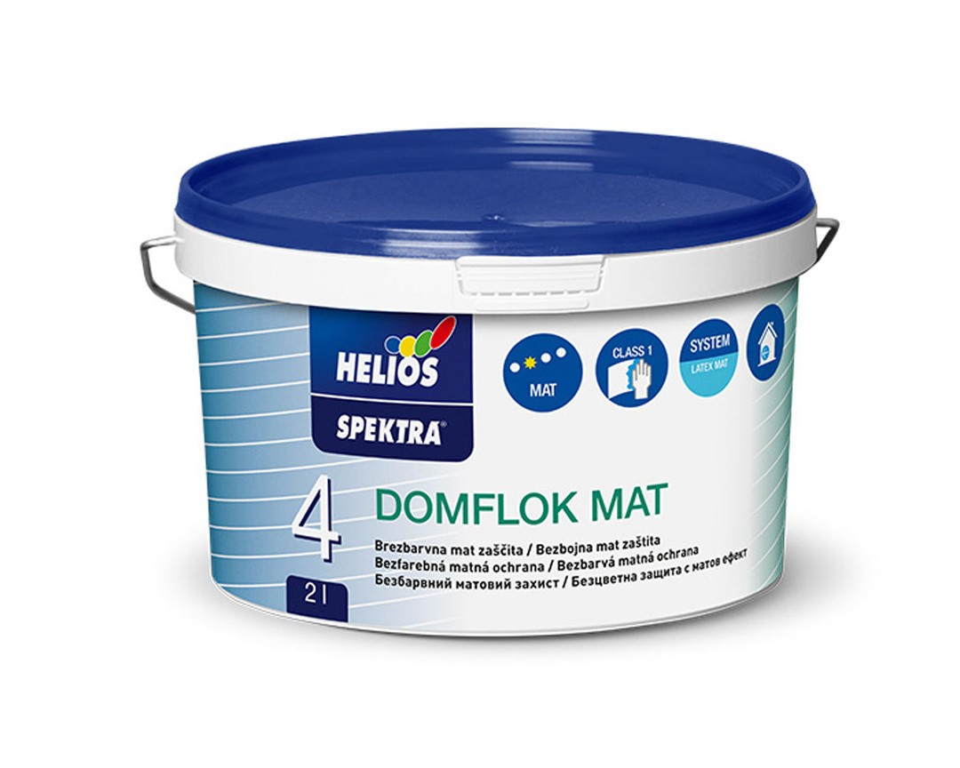 PROFESIONALNA BARVA HELIOS SPEKTRA DOMFLOK MAT 2 L