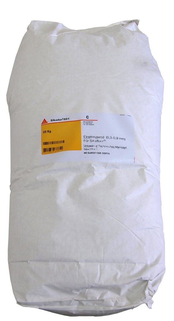 EPOXI PESEK SIKA ZUSCHLAG 501 0.3-0.9MM 25 KG KREMENČEV PESEK