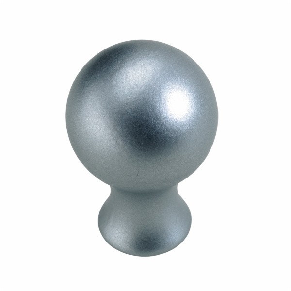 POHIŠTVEN GUMB HETTICH DIY, FI 20 MM, IZGLED ALUMINIJ