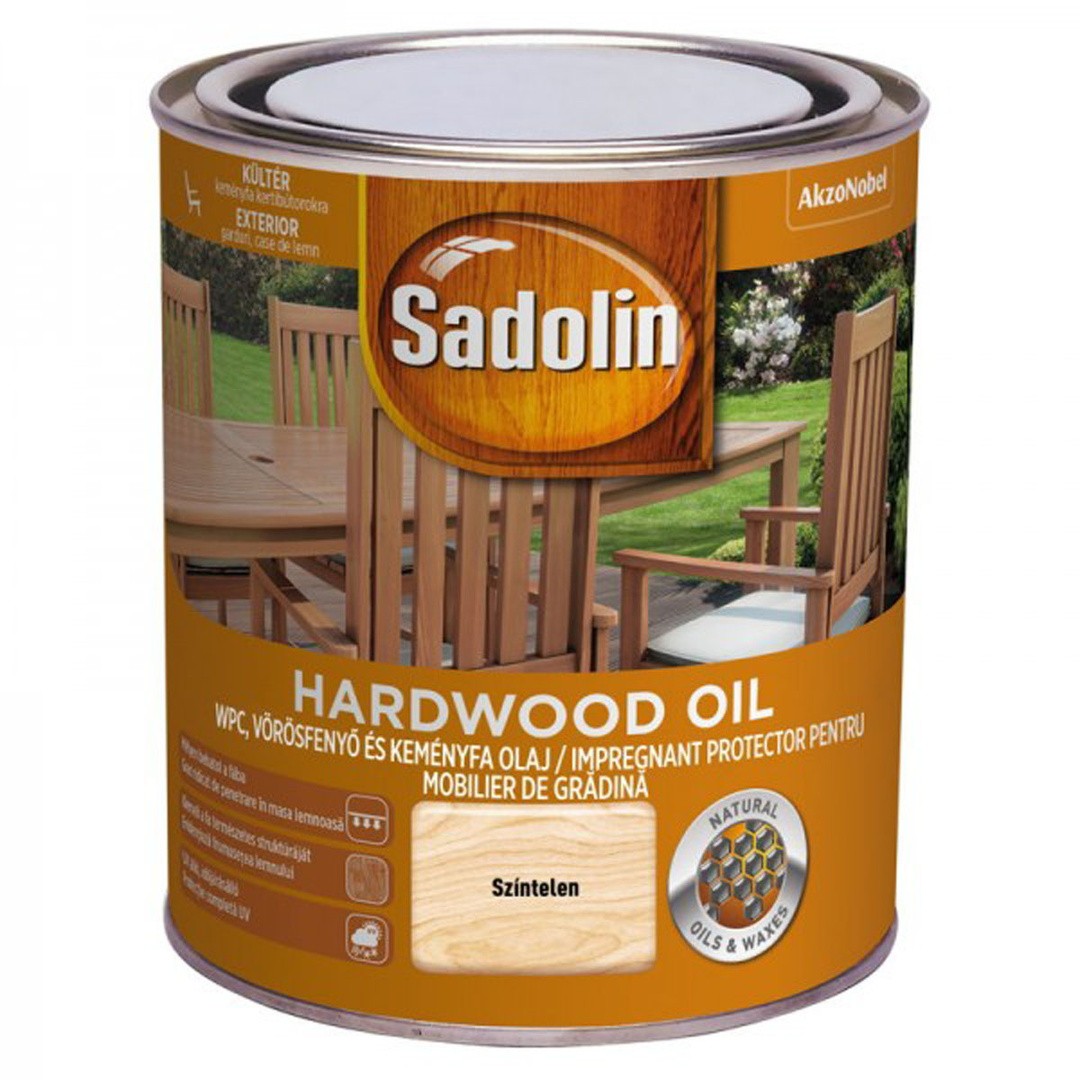 OLJE ZA LES SADOLIN HARDWOOD OIL 3 TIK 0.75 L