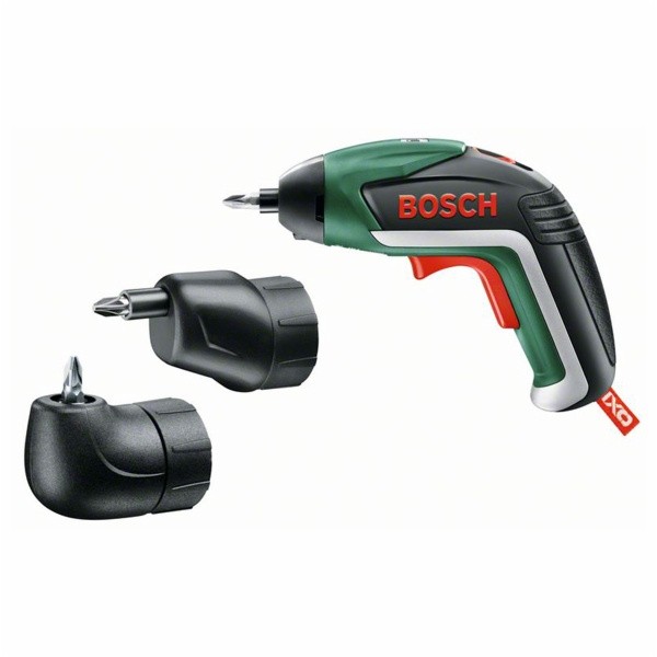 AKUMULATORSKI VIJAČNIK BOSCH DIY KOMPLET IXO FULL S KOTNIM IN EKS.NASTAVKOM