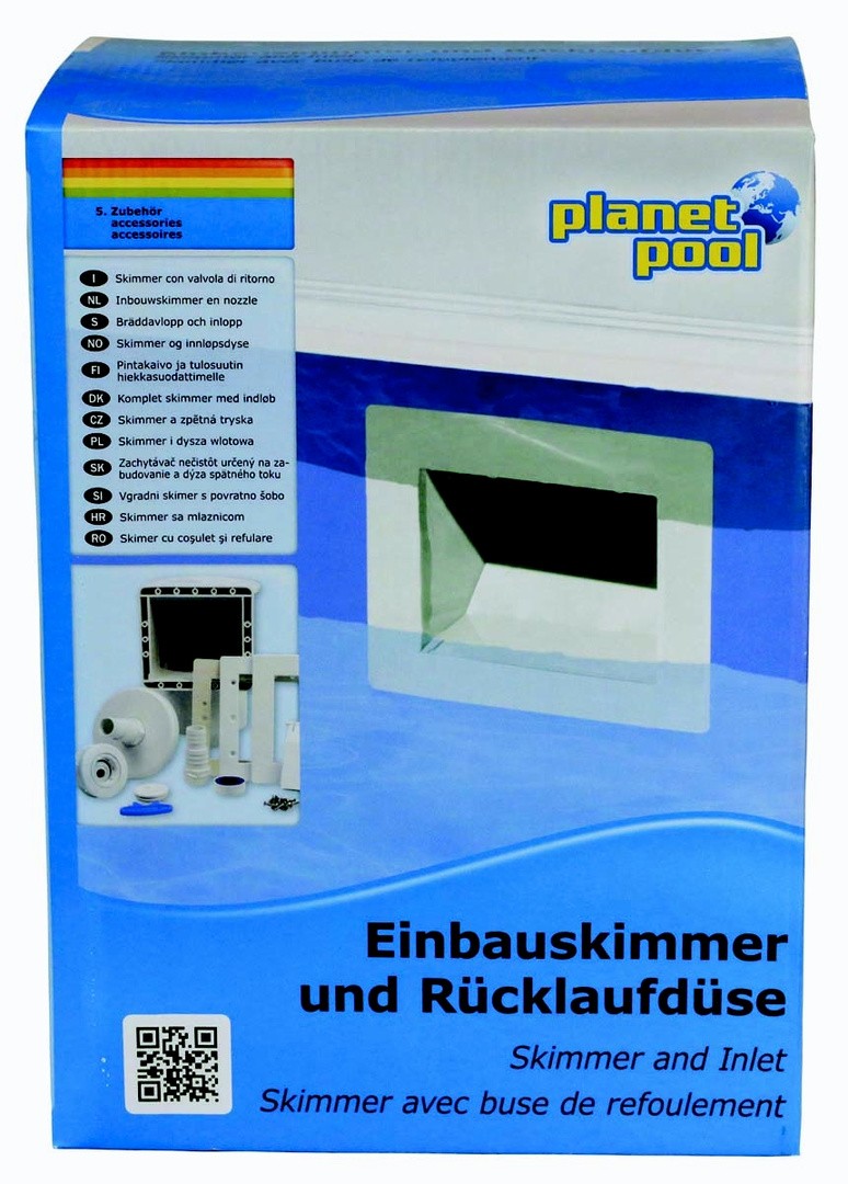 ČISTILNI PRIBOR PLANET POOL SKIMER MONTAŽNI S POVRATNO ŠOBO