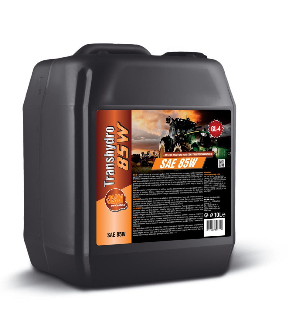HIDRAVLIČNO OLJE OLMA TRANSHYDRO 85W NCT 10 LIT / R1 / P80 / JC