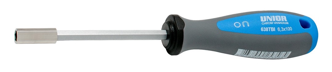 DRŽALO VIJAČNIH NASTAVKOV UNIOR 6.3 MM Z ROČAJEM 210 MM ART. 638TBI6.3