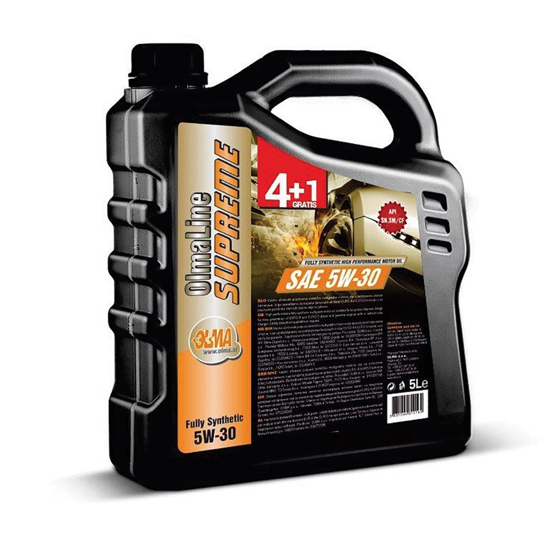 MOTORNO OLJE OLMA OLMALINE SUPREME 5W-30 5 LIT / #3 / P168 / SW