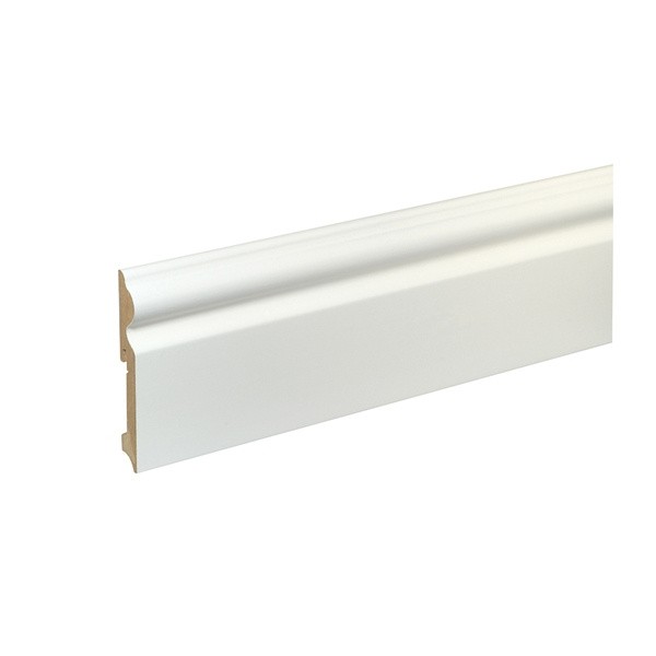 ZAKLJUČNA TALNA LETEV FN BELA 15X115X2400 MM MDF