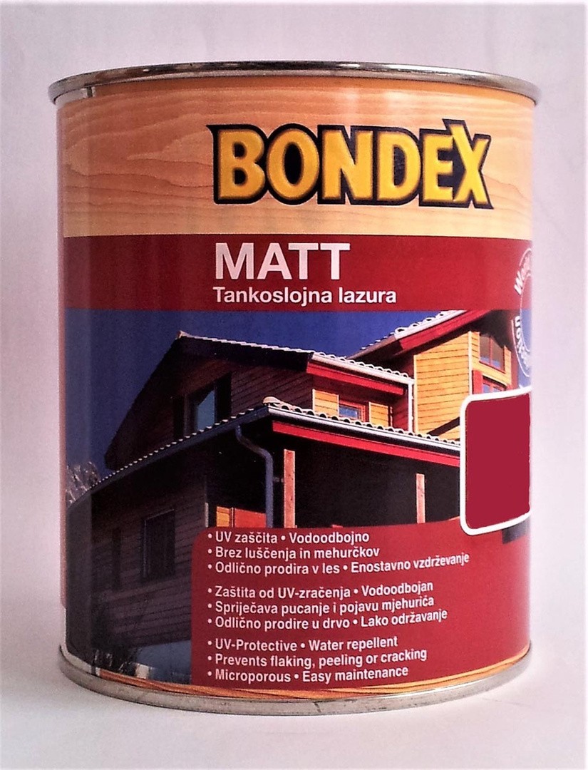 TANKOSLOJNI PREMAZ BONDEX MATT 0.75L 000 BREZBARVNI