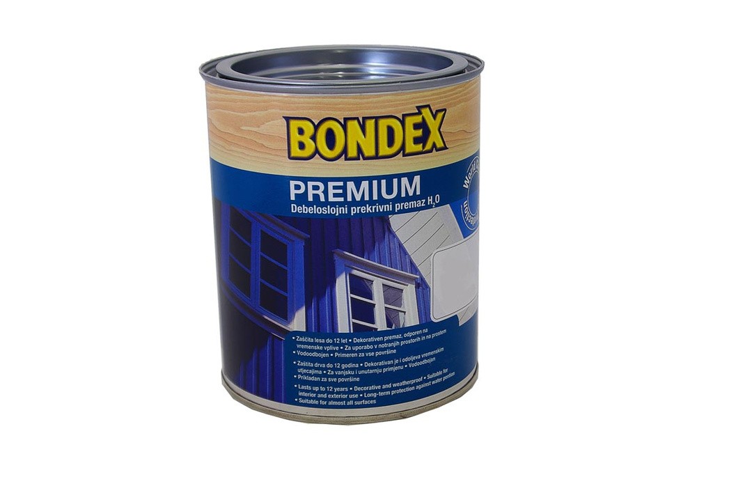 POKRIV.PREM.ZA KOV.,LES BONDEX PREMIUM 0.75L SVETLO SIVA