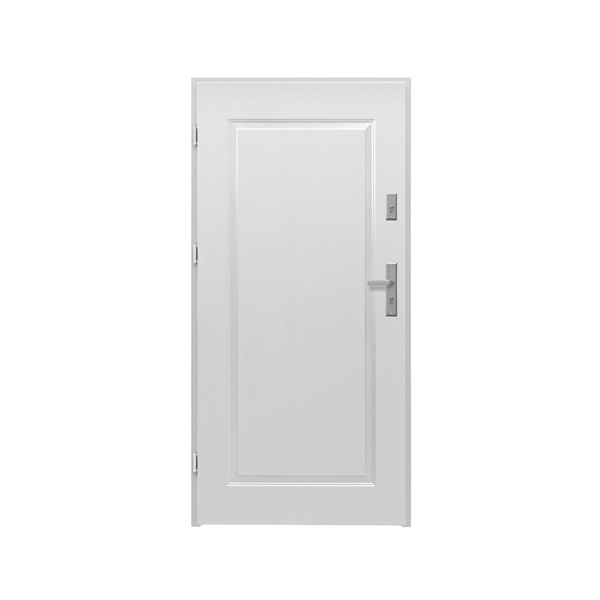 VHODNA KOVINSKA VRATA ENTERAG EURO CITY 905X2020 MM D BELA + KLJUKA