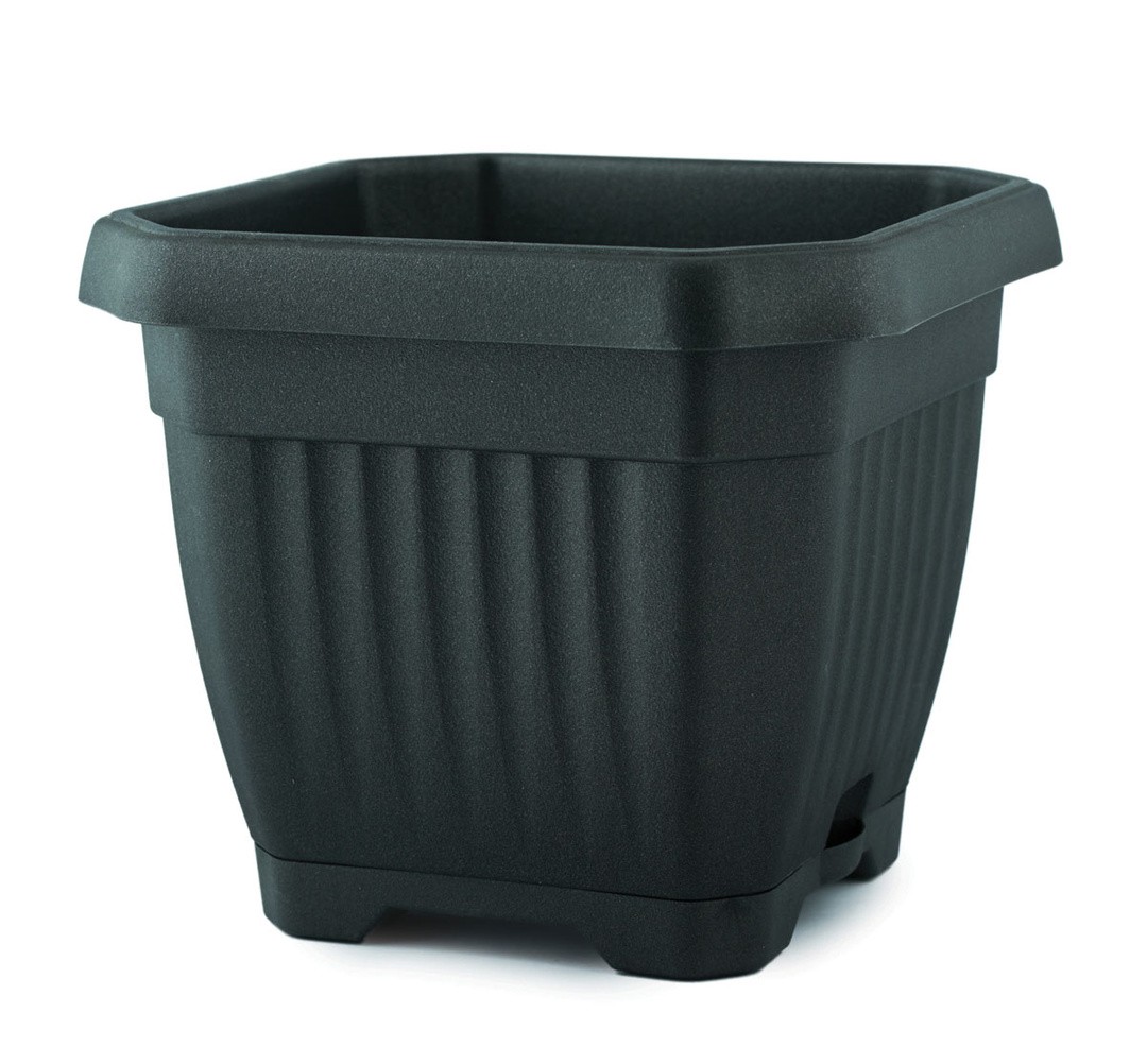 PE SADILNI LONEC BLUMAX OCTAGON 30X30CM ANTRACIT PODSTAVEK IN VOD.REZERVA