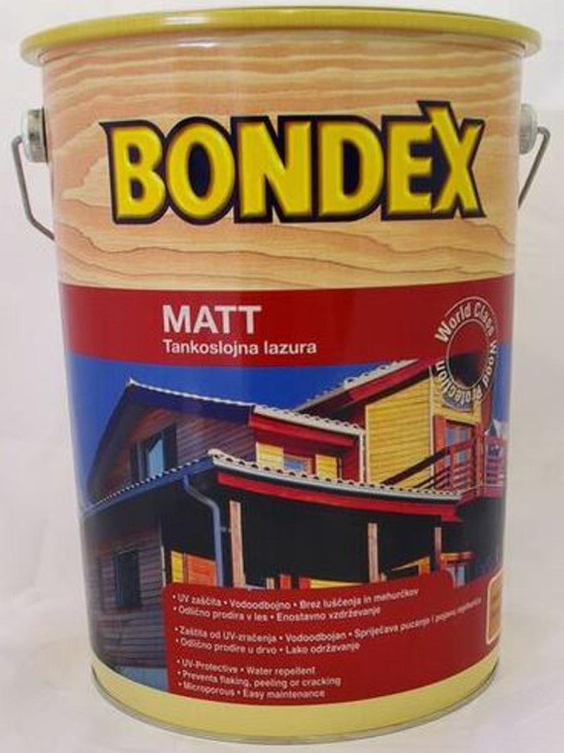 TANKOSLOJNI PREMAZ BONDEX MATT 5L 000 BREZBARVNI