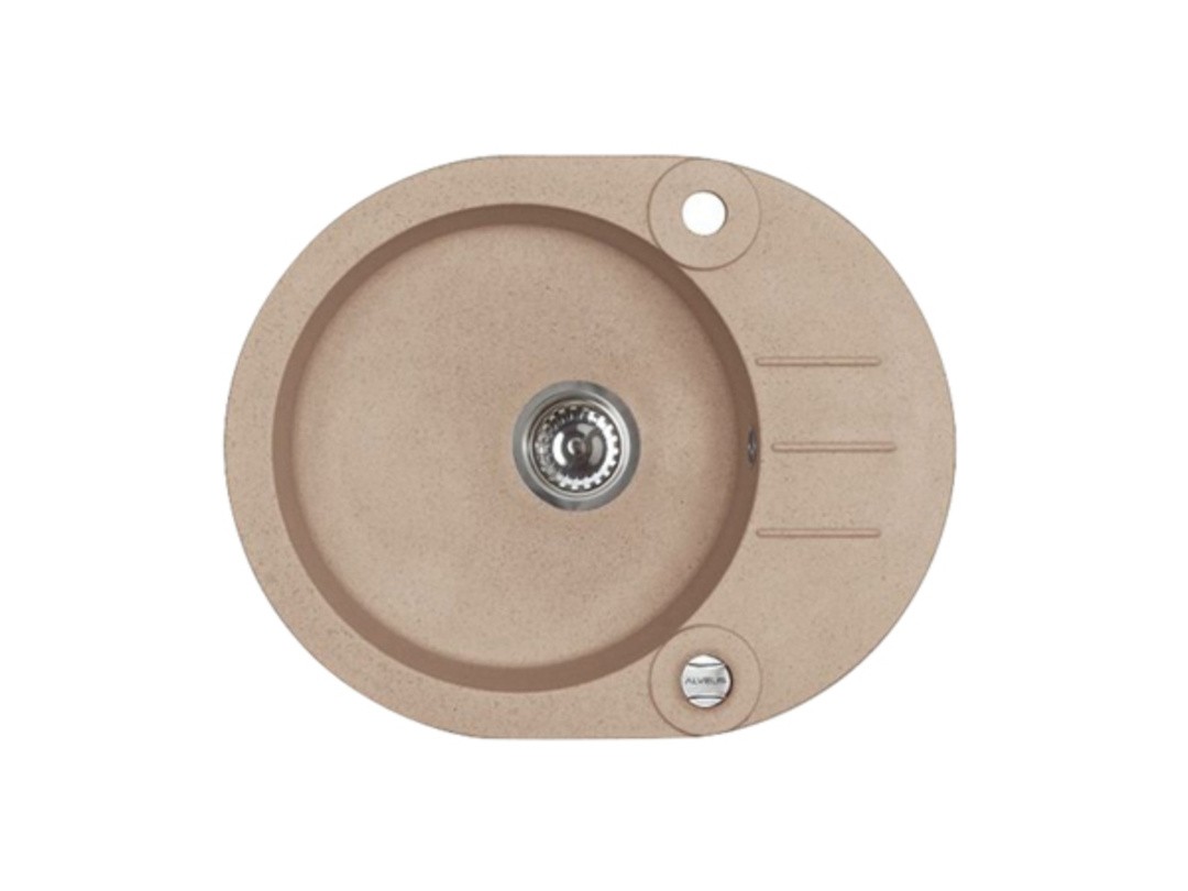 GRANITAL POMIVALNO KORITO ALVEUS ROLL 40, G55 BEIGE 595X475 MM