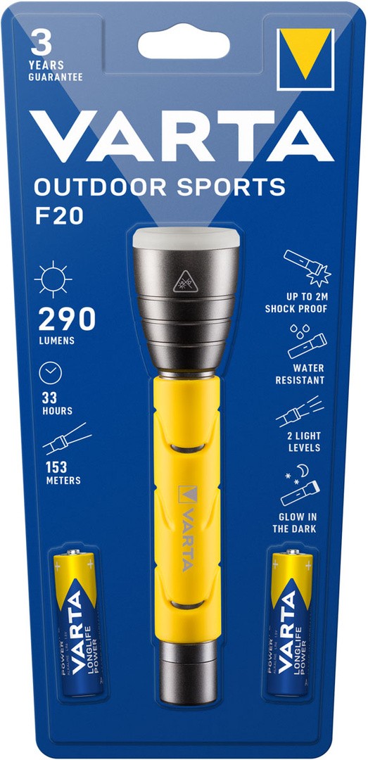 BATERIJSKA SVETILKA VARTA LED OUTDOOR SPORTS + 2XAA