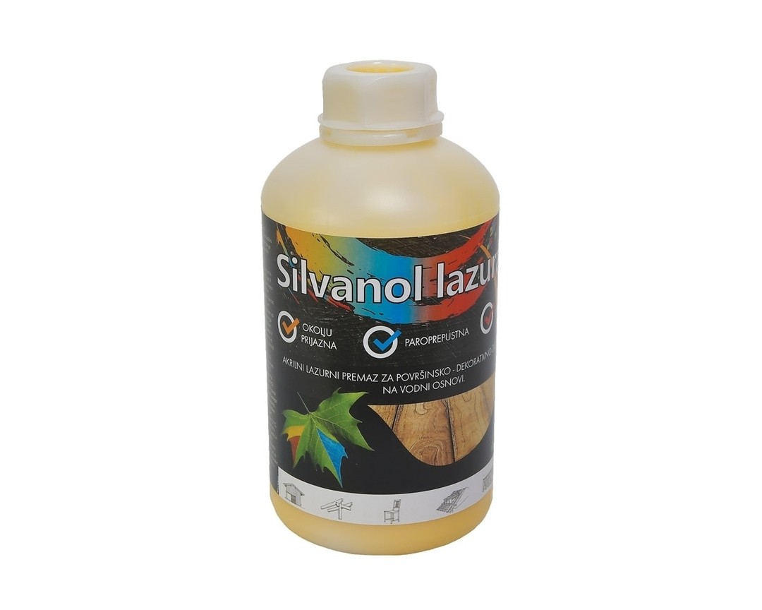 TANKOSLOJNI PREMAZ SILVANOL LAZURA B ŠT. 4 0.8 KG OREH