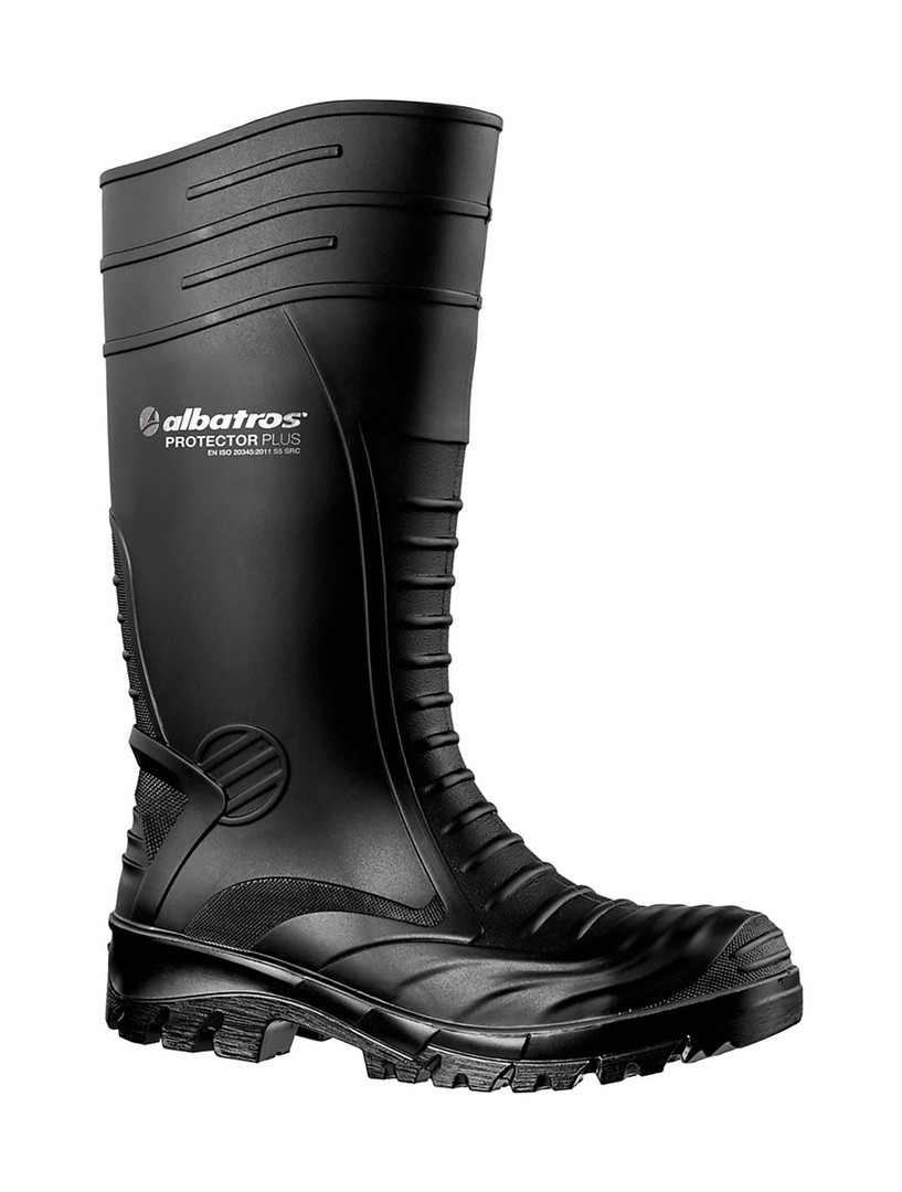 DELOVNI ŠKORNJI ALBATROS VISOKI PROTECTOR S5 SRA ŠT.45, ČRNI, PVC