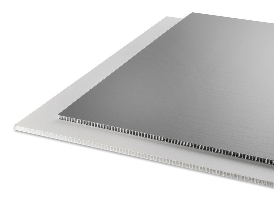 POLIPROPILENSKA PLOŠČA POLIMARK TEKNIGLASS ALVEOPAN SIVA 1000X2000X10.8 MM