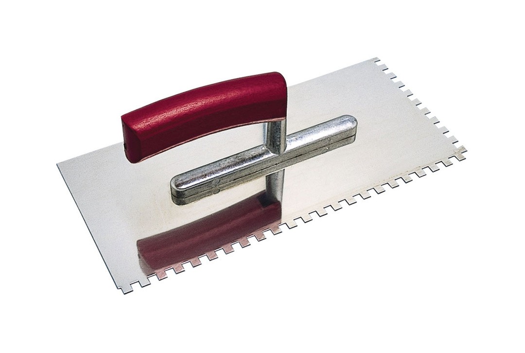 RF ZOBATA GLADILNA ŽLICA KAUFMANN 280X130X0.7 MM ZOB 8X8 MM