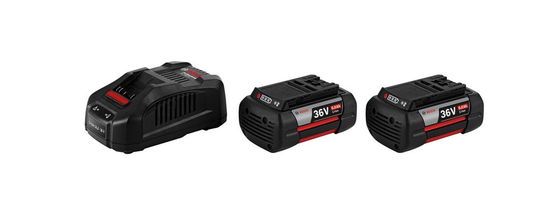 BOSCH ZAČETNI SET 2X GBA 36 V 6,0 AH + GAL 3680 CV