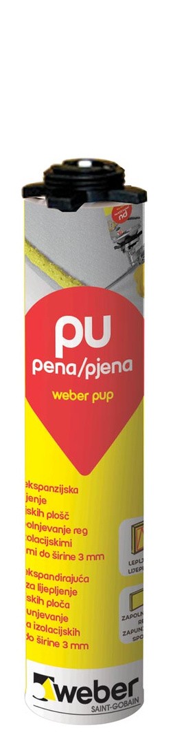FASADNO LEPILO WEBER POLIURETANSKA PENA. 800ML