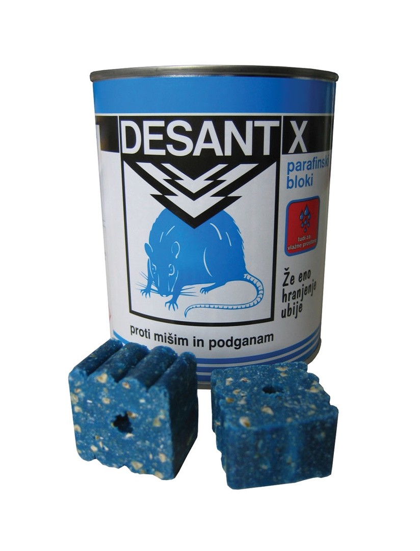RODENTICID DESANT X PARAFINSKI BLOKI 200G