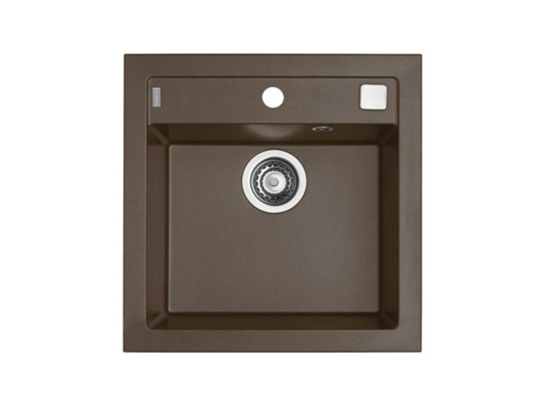 GRANITAL POMIVALNO KORITO ALVEUS FORMIC 20, G03M CHOCOLATE 520X510 MM