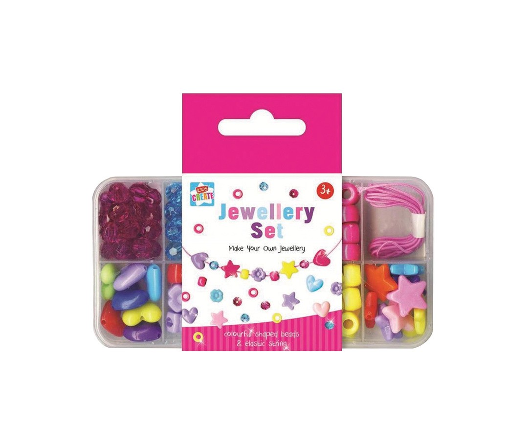 PERLE RAYHER PERLE V ŠKATLI SET Z VRVICAMI
