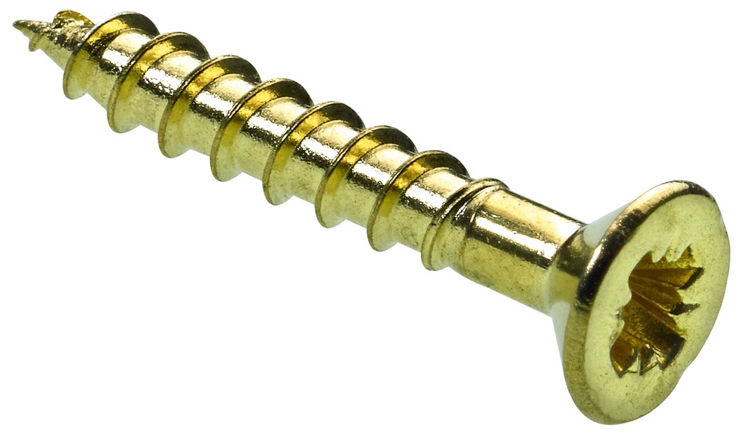 VIJAK ZA KLAVIRSKO SPONO HETTICH DIY 2.5X16 MM, POMEDEN, V ZAVOJU JE 50 KOS
