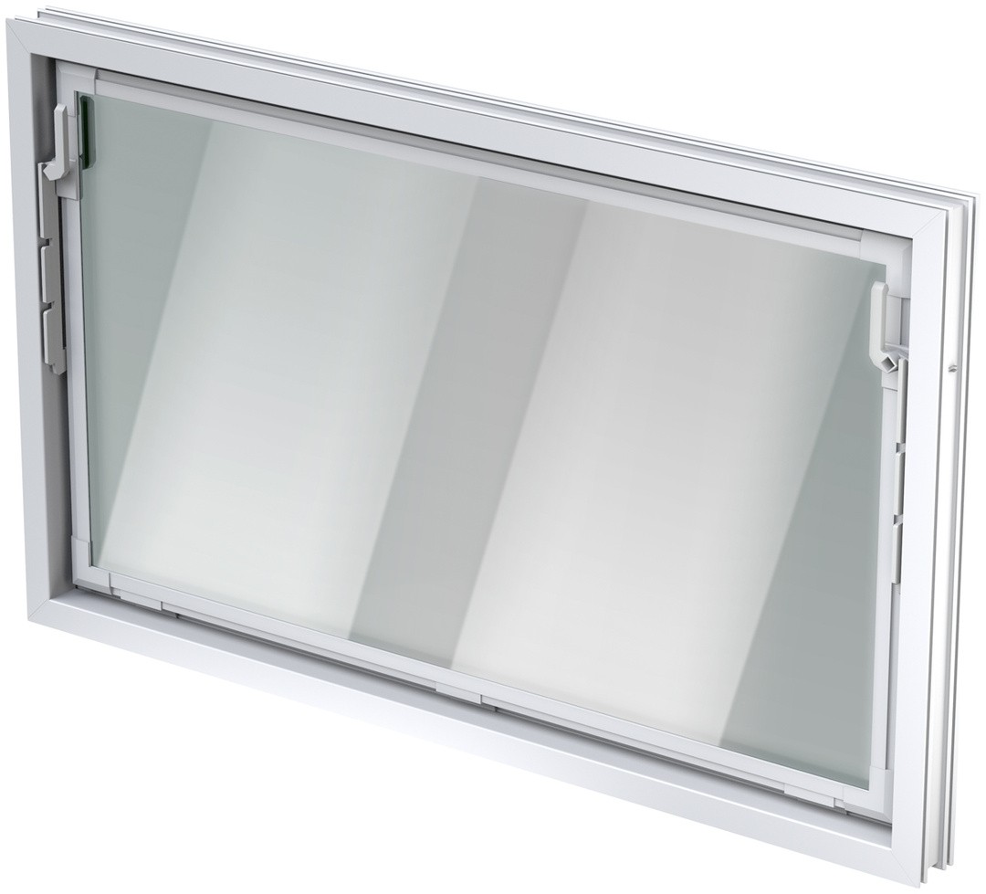 PRIBOR ZA ODVODNJAVANJE ACO PVC NAGIB. OKNO BELO IZOLAC. ZASTEKLITEV 60X40