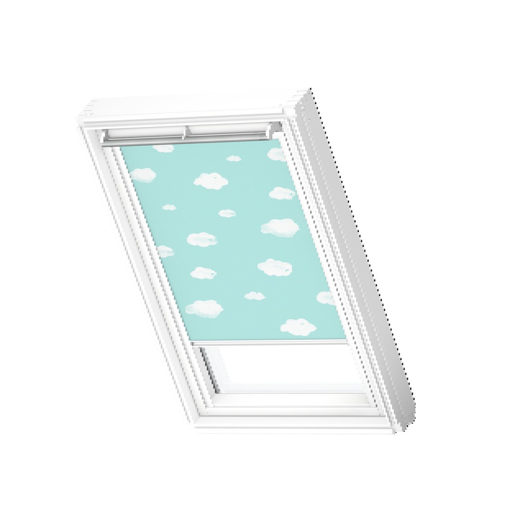 SENČILO ZA STREŠNO OKNO VELUX DKL PK08 4660S SIESTA, MODRA Z OBLAČKI