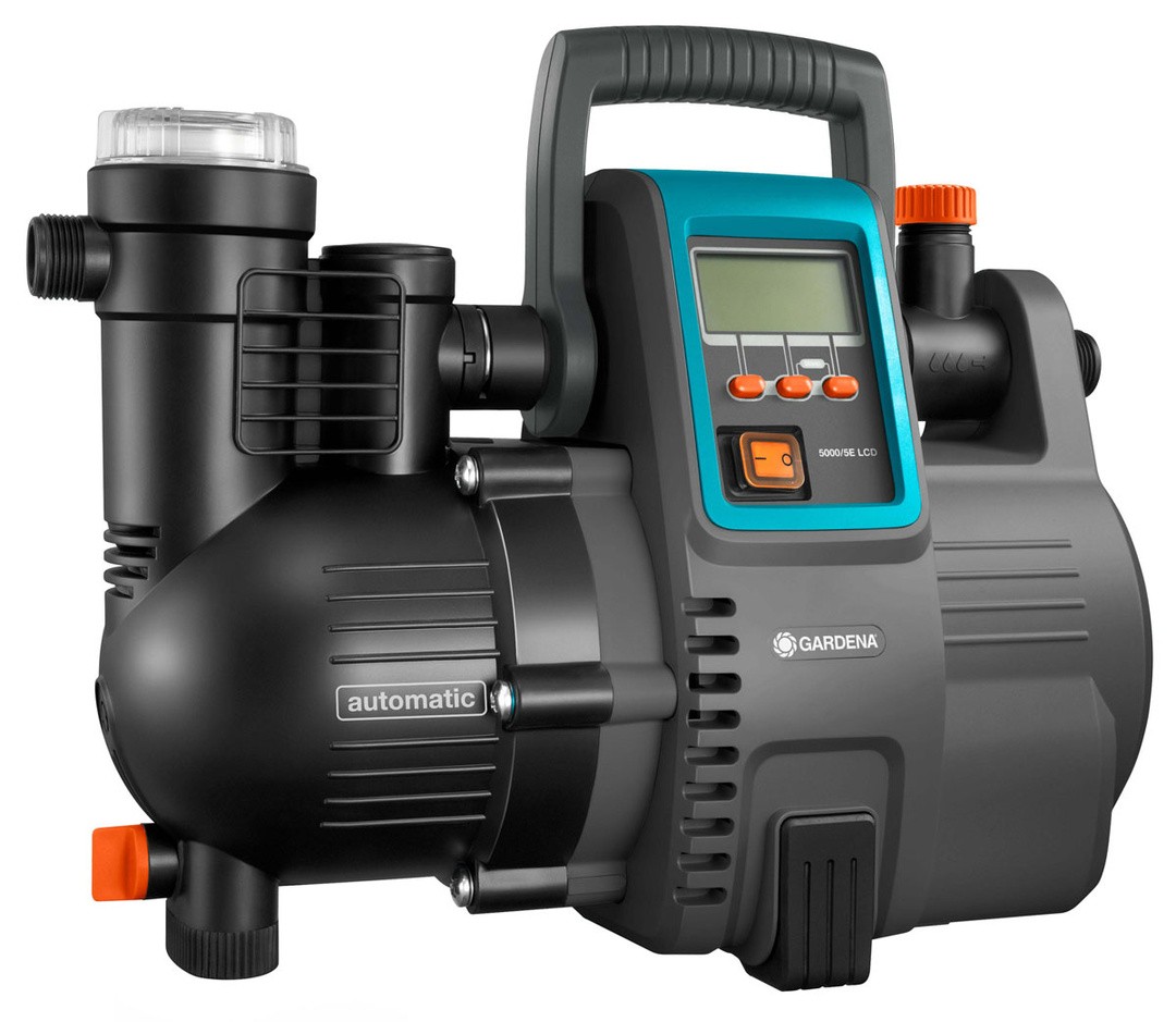 PRETOČNA ČRPALKA GARDENA CLASSIC 5000/5 E LCD HIŠNI VODNI AVTOMAT
