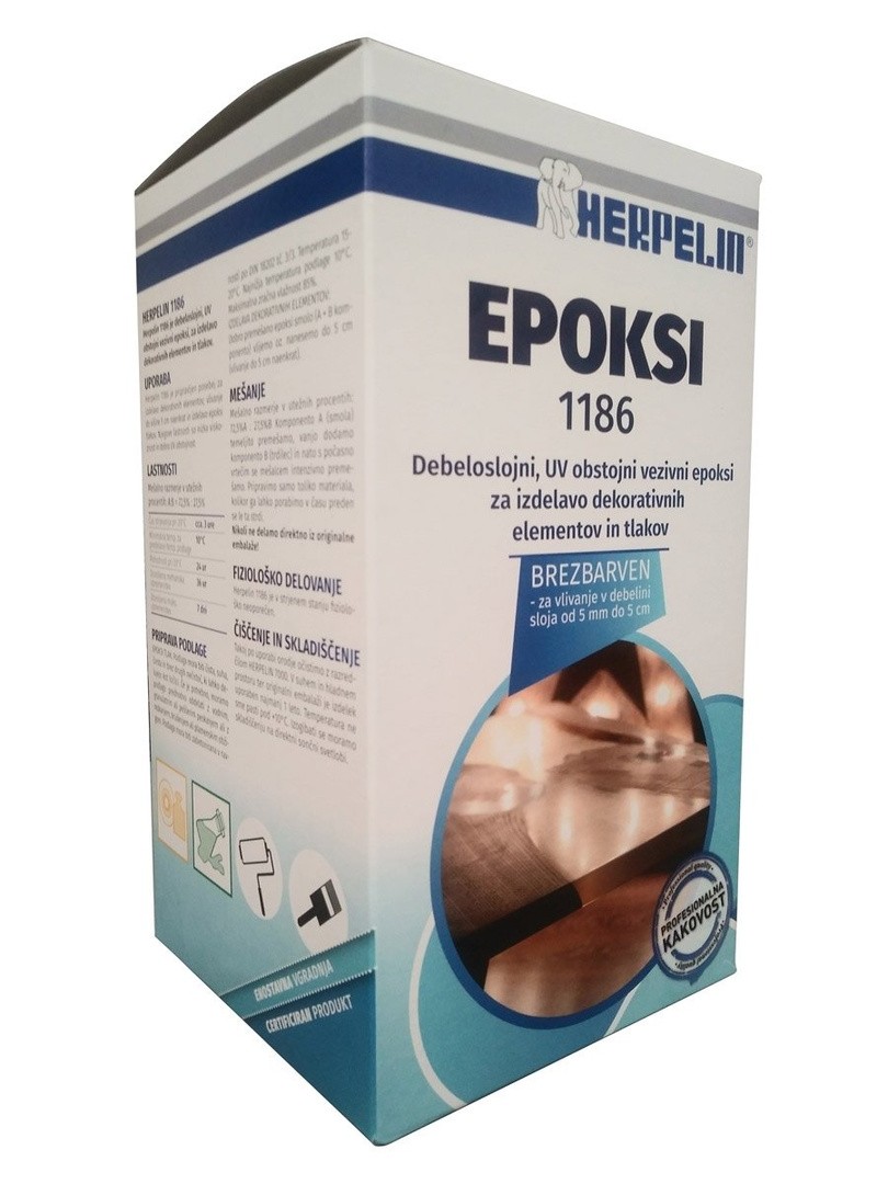 EPOKSI SMOLA AMAL HERPELIN 1186 4KG - ZA DEBELINO 0.5-5CM