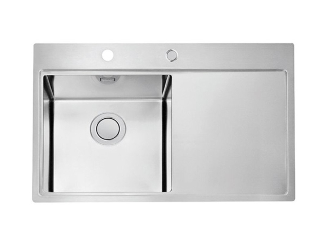 NERJAVNO POMIVALNO KORITO ALVEUS PURE UP 40, SATIN 790X525 MM, LEVI