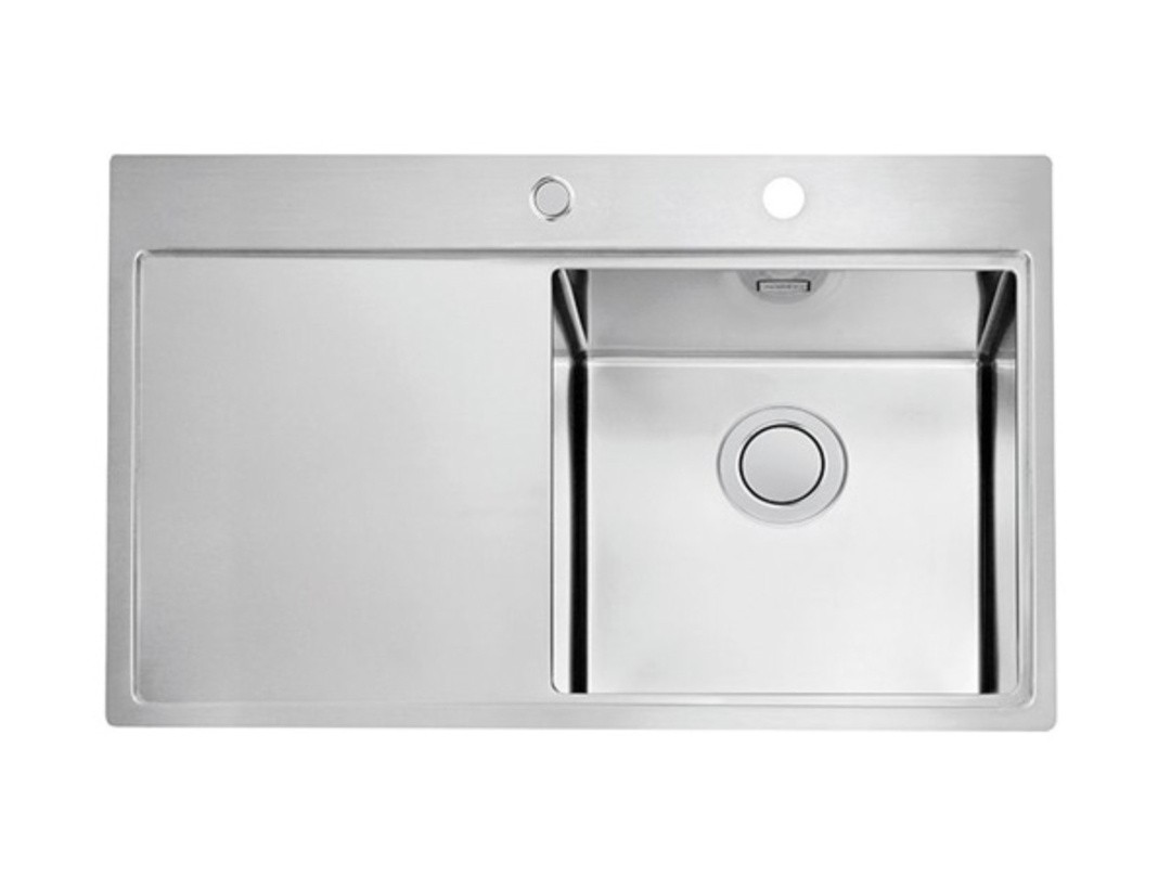 NERJAVNO POMIVALNO KORITO ALVEUS PURE UP 40, SATIN 790X525 MM, DESNI