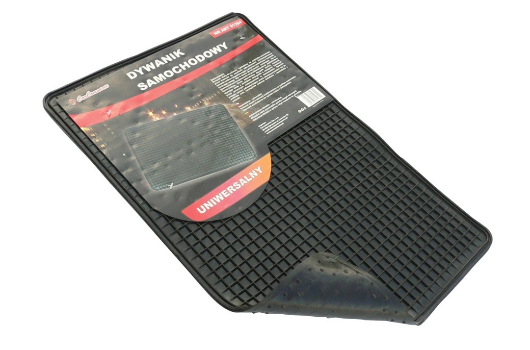 CARCOMMERCE UNIVERZALNI TEPIH ZA OSEBNA VOZILA, ZADNJI, GUMA 50,5X34,5CM