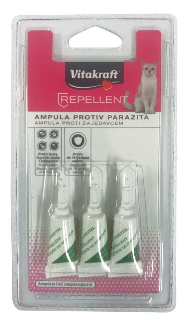 SPOT ON BIOCIDNI,AMPULE 3X1ML, MAČKE