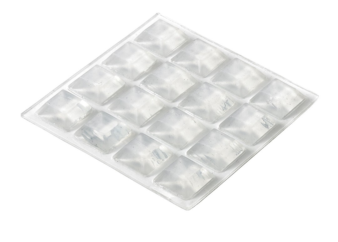 BLAŽILEC VRAT HETTICH DIY 13X13X5, SAMOLEPJIV, PROZOREN, V ZAVOJU JE 16 KOS