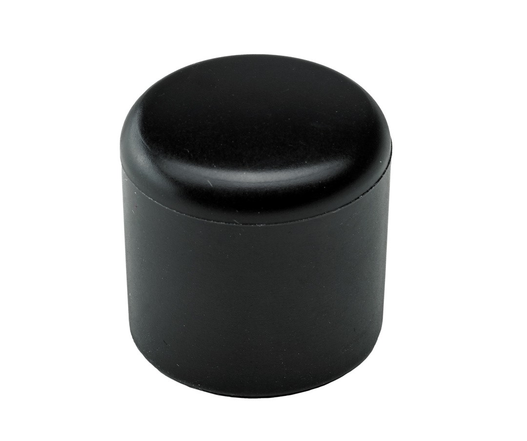 KAPICA ZA NOGO MIZE ALI STOLA HETTICH DIY FI 22 MM, ČRNA, V ZAVOJU JE 4 KOS