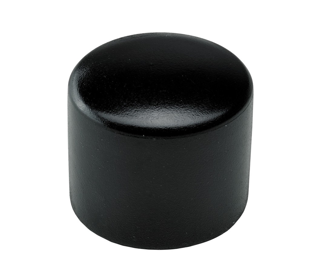 KAPICA ZA NOGO MIZE ALI STOLA HETTICH DIY FI 25 MM, ČRNA, V ZAVOJU JE 4 KOS