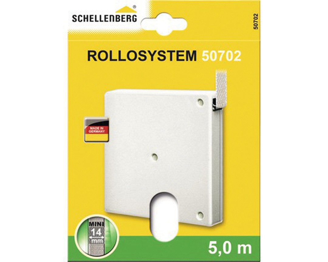 SCHELLENBERG FIKSNI NAVIJALEC ZA ROLETE MINI BELE BARVE