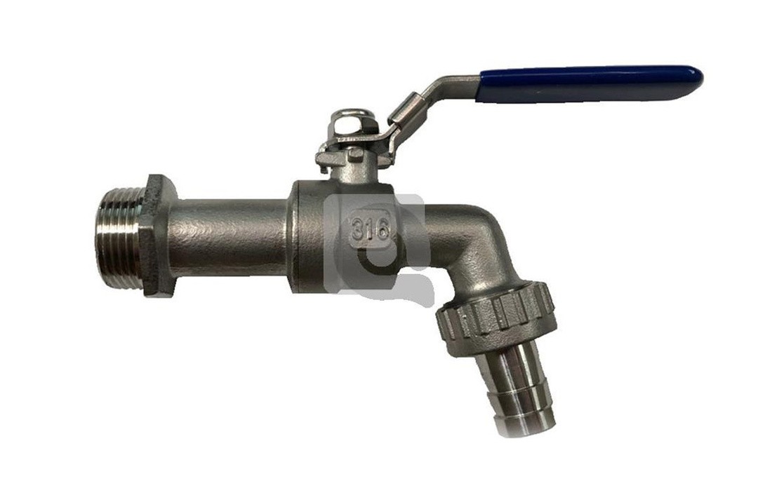 OPREMA ZA KLETARJE MALERIČ INOX KROGLIČNA PIPA 19.05 MM (1/2")V ZA SOD
