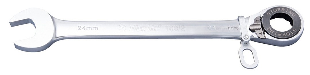 VILIČASTO OBROČNI KLJUČ Z RAGLJO ZA VARNO DELO NA VIŠINI UNIOR 17 MM ART. 160/2-H (626398)