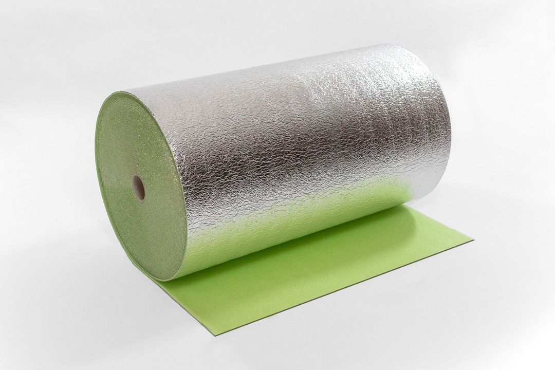 POLIETILENSKA FOLIJA IZOTERM PLAMA TERMOSILENT + ALUMINIJ 52 5X1000X 50 M ROLA=50 M2