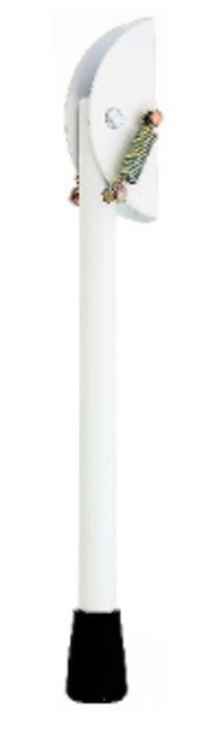 OPORNIK ZA GARAŽNA VRATA ALBERTS 230 MM BELE BARVE