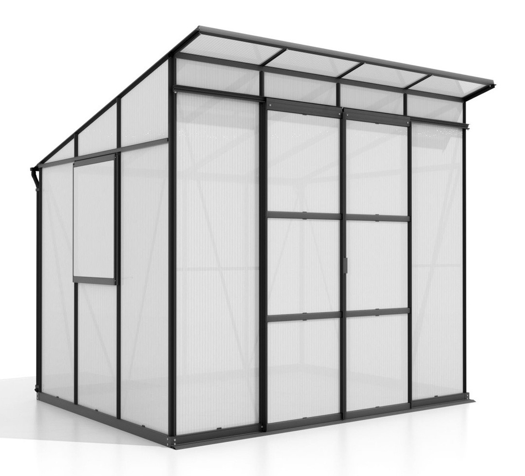 RASTLINJAK, STEKLO-V.PLOŠ VITAVIA PLAYA 7600 ESG/VP ČRNA 2.5X2.5M