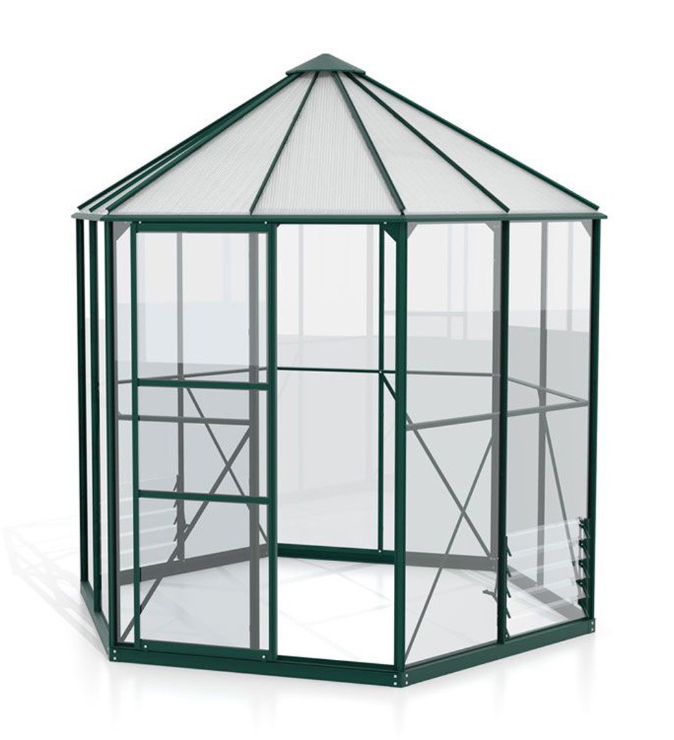 RASTLINJAK, STEKLO-V.PLOŠ VITAVIA PAVILJON HERA 4500 ESG/VP SMARAGDNA 2.5X5.5M