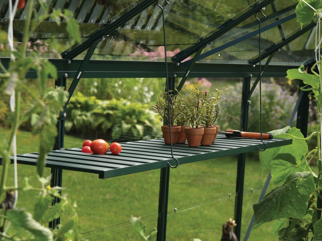 OPREMA ZA RASTLINJAK VITAVIA ALU REGAL. RAZKLOPNI SMARAGDNA 120X31CM