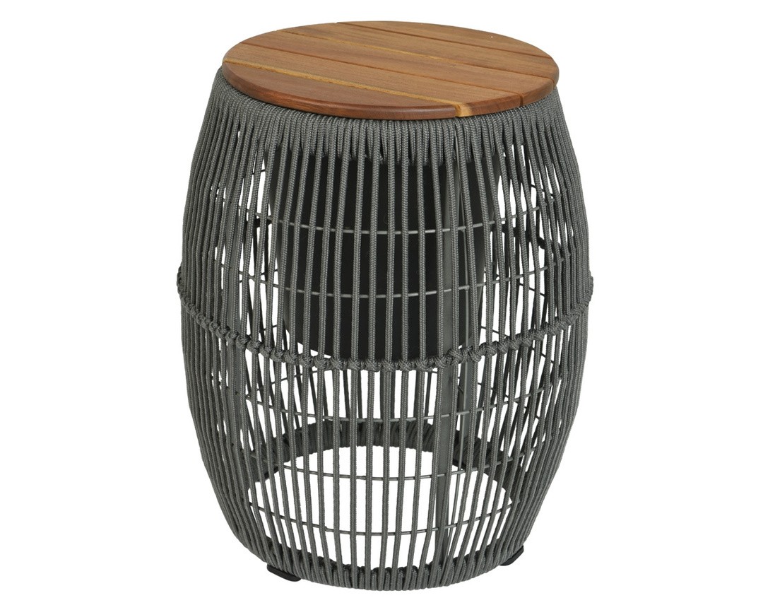 LESENA MIZA DECORIS SEVILLE DECO FI 40X49 CM, SIVA