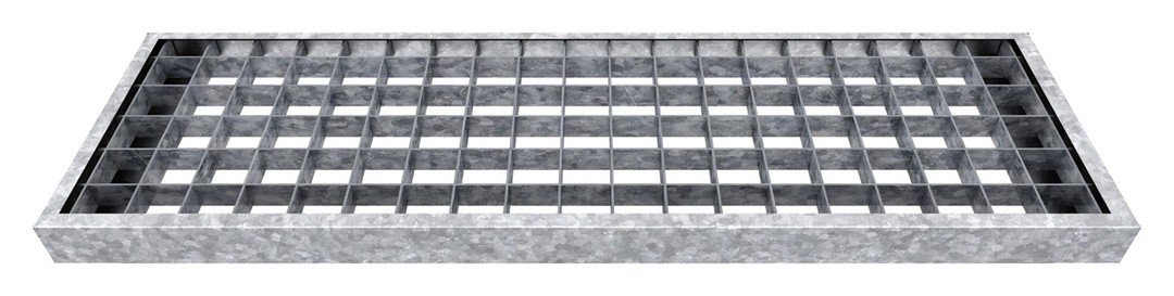 STOPNICE GARDENTOP STOPNICA 80 CM JEKLENA REŠETKA