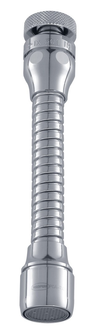 VODOPEN PERLATOR REG. CURKA M22/24, DOLGI HONEYCOMB, KOVINSKI, GIB.