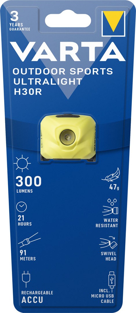 NAGLAVNA SVETILKA VARTA H30R RUMENA